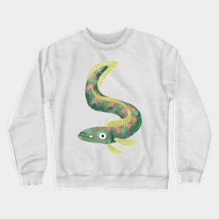 Little Green Eel Crewneck Sweatshirt